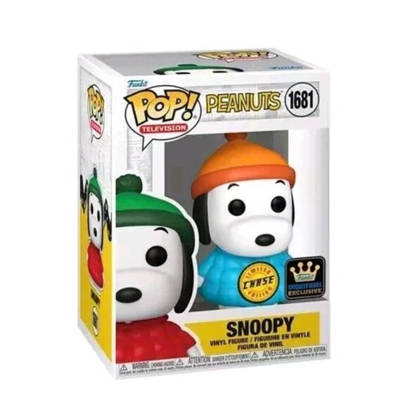 Funko Pop! Peanuts Snoopy Puffer Coat Jacket #1681 Chase  Vinyl Figure In Hand! - Picture 1 of 4